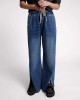 Oneteaspoon Deep Blue Roadhouse Wide Leg Drawstring Τζιν Παντελόνι