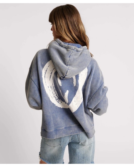 Oneteaspoon Washed Blue Smiley Batwing Πουλόβερ