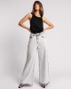 Oneteaspoon Bianco High Waist Love Machines Super Wide Leg Jea Τζιν Παντελόνι