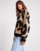 Oneteaspoon Fluffy Leopard Batwing Tan Πουλόβερ