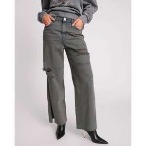 Oneteaspoon Storme Straight Leg Mid Waist Billie Τζιν Παντελόνι