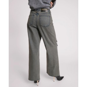 Oneteaspoon Storme Straight Leg Mid Waist Billie Τζιν Παντελόνι