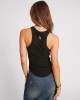 Oneteaspoon Hand Beaded Ramone Tank Black Μπλούζα