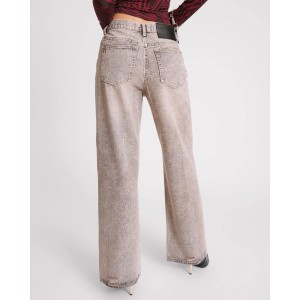 Oneteaspoon Dusty Smoke Jackson Mid Waist Wide Leg Τζιν Παντελόνι
