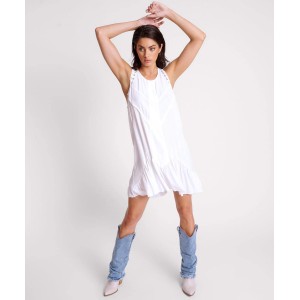 Oneteaspoon Laced Charleston Tiered Ivory Φόρεμα