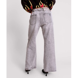 Oneteaspoon Slate Acid Roadhouse Wide Leg Drawstring Τζιν Παντελόνι
