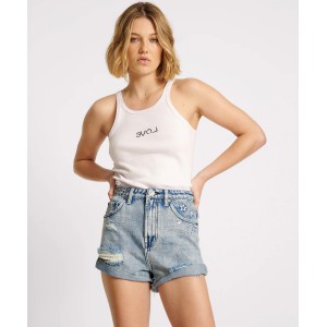 Oneteaspoon Salty Dog Icon Bandits High Waist Τζιν Σορτς