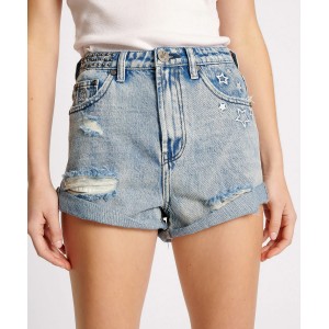 Oneteaspoon Salty Dog Icon Bandits High Waist Τζιν Σορτς