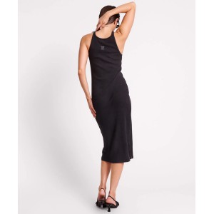 Oneteaspoon Rib Singlet Washed Black One Teaspoon Midi Φόρεμα