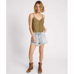 Oneteaspoon Fleetwood Truckers Mid Waist Τζιν Σορτς