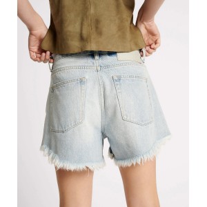 Oneteaspoon Fleetwood Truckers Mid Waist Τζιν Σορτς