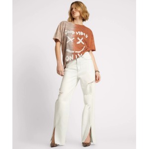 Oneteaspoon Bel Air Billie Low Slung Straight Leg Mid Waist Τζιν Παντελόνι