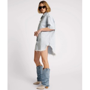 Oneteaspoon Florence Paris Denim Shirt/Φόρεμα