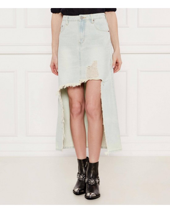 Oneteaspoon Le Surf High Waist Denim Φούστα