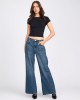 Oneteaspoon Cruisers Mid Waist Bootcut Flare Denim Jeans Colorado Blue Παντελόνι