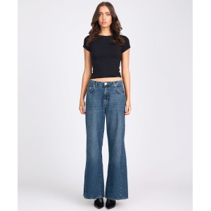 Oneteaspoon Cruisers Mid Waist Bootcut Flare Denim Jeans Colorado Blue Παντελόνι Oneteaspoon Cruisers Mid Waist Bootcut Flare Denim Jeans Colorado Blue Παντελόνι