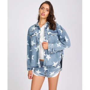 Oneteaspoon Daria Denim Shacket Starwash Τζάκετ