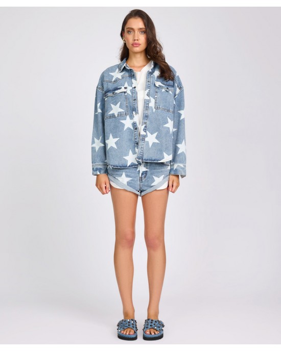 Oneteaspoon Daria Denim Shacket Starwash Τζάκετ