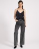 Oneteaspoon Jackson Mid Waist Wide Leg Denim Jeans Worn Black Παντελόνι Oneteaspoon Jackson Mid Waist Wide Leg Denim Jeans Worn Black Παντελόνι