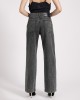 Oneteaspoon Jackson Mid Waist Wide Leg Denim Jeans Worn Black Παντελόνι Oneteaspoon Jackson Mid Waist Wide Leg Denim Jeans Worn Black Παντελόνι