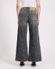 Oneteaspoon Cruisers Mid Waist Bootcut Flare Denim Jeans Charcoal Grey Παντελόνι
