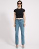 Oneteaspoon Austins Mid Waist Relaxed Straight Leg Jeans Blue Crush Παντελόνι