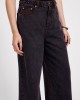 Oneteaspoon Love Machines Mid Waist Super Wide Leg Denim Jeans Black Pink Παντελόνι Oneteaspoon Love Machines Mid Waist Super Wide Leg Denim Jeans Black Pink Παντελόνι