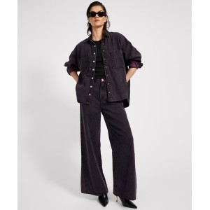 Oneteaspoon Daria Denim Shacket Black Pink Τζάκετ