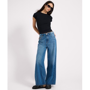 Oneteaspoon Love Machines High Waist Super Wide Leg Denim Jeans Pacifica Παντελόνι Oneteaspoon Love Machines High Waist Super Wide Leg Denim Jeans Pacifica Παντελόνι