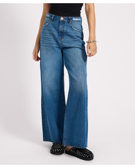 Oneteaspoon Love Machines High Waist Super Wide Leg Denim Jeans Pacifica Παντελόνι Oneteaspoon Love Machines High Waist Super Wide Leg Denim Jeans Pacifica Παντελόνι