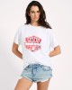 Oneteaspoon Good Times Boyfriend Tee White Μπλο΄υζα Oneteaspoon Good Times Boyfriend Tee White Μπλο΄υζα