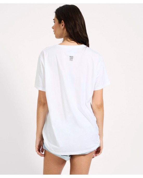 Oneteaspoon Good Times Boyfriend Tee White Μπλο΄υζα Oneteaspoon Good Times Boyfriend Tee White Μπλο΄υζα