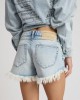 Oneteaspoon Bonitas Low Waist Denim Whisper Blue Σόρτς