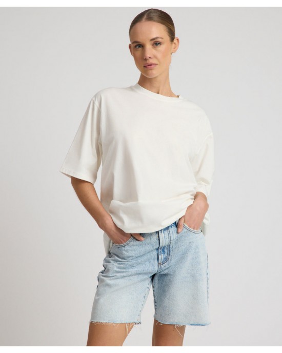 Oneteaspoon Jackson Mid Waist Wide Leg Whisper Blue Σόρτς