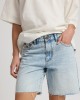 Oneteaspoon Jackson Mid Waist Wide Leg Whisper Blue Σόρτς