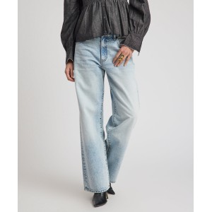 Oneteaspoon Jackson Mid Waist Wide Leg Denim Whisper Blue Παντελόνι