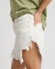 Oneteaspoon Frankies High Waist Long Length Denim White Beauty Σόρτς
