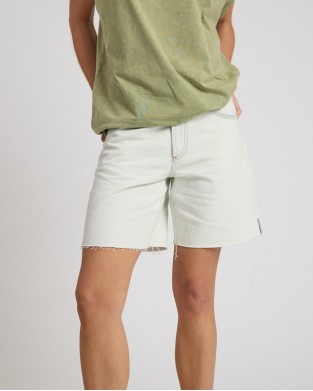 Oneteaspoon Jackson Mid Waist Wide Leg Arctic Blue Σόρτς