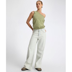 Oneteaspoon Cruisers Mid Waist Panel Bootcut Flare Denim Jeans Arctic Blue Παντελόνι