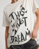 Oneteaspoon This Is Not A Dream Boyfriend Tee White Μπλούζα