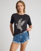 Oneteaspoon Brushed Bowerbird Boyfriend Tee Black Μπλούζα