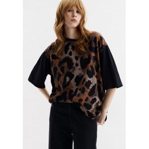 One Teaspoon Animal Print T-shirt Μπλούζα