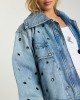 One Teaspoon Punk Paradise Denim Bomber Salty Dog Τζάκετ