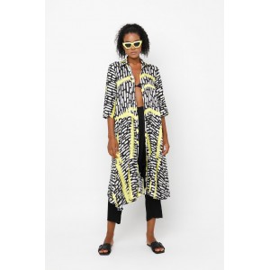 OZAI N KU Stars Εμπριμέ Φόρεμα Με Γιακά