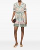 Paperlace Aurora Floral Tie Mini Φόρεμα