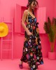 Petit Boutik Matina Black Mexican Leopard Φόρεμα