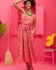 Petit Boutik Athena Pink Cherries Φόρεμα