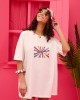Petit Boutik T-shirt “Θερινό Σινεμά” White Μπλούζα