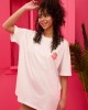 Petit Boutik T-shirt “Όνειρά μου Φραουλί” White Μπλούζα