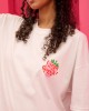 Petit Boutik T-shirt “Όνειρά μου Φραουλί” White Μπλούζα